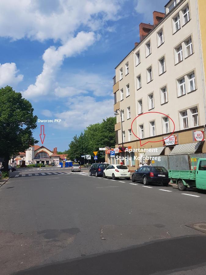 Apartament Dworcowa 100 M Do Pkp Kołobrzeg Eksteriør bilde